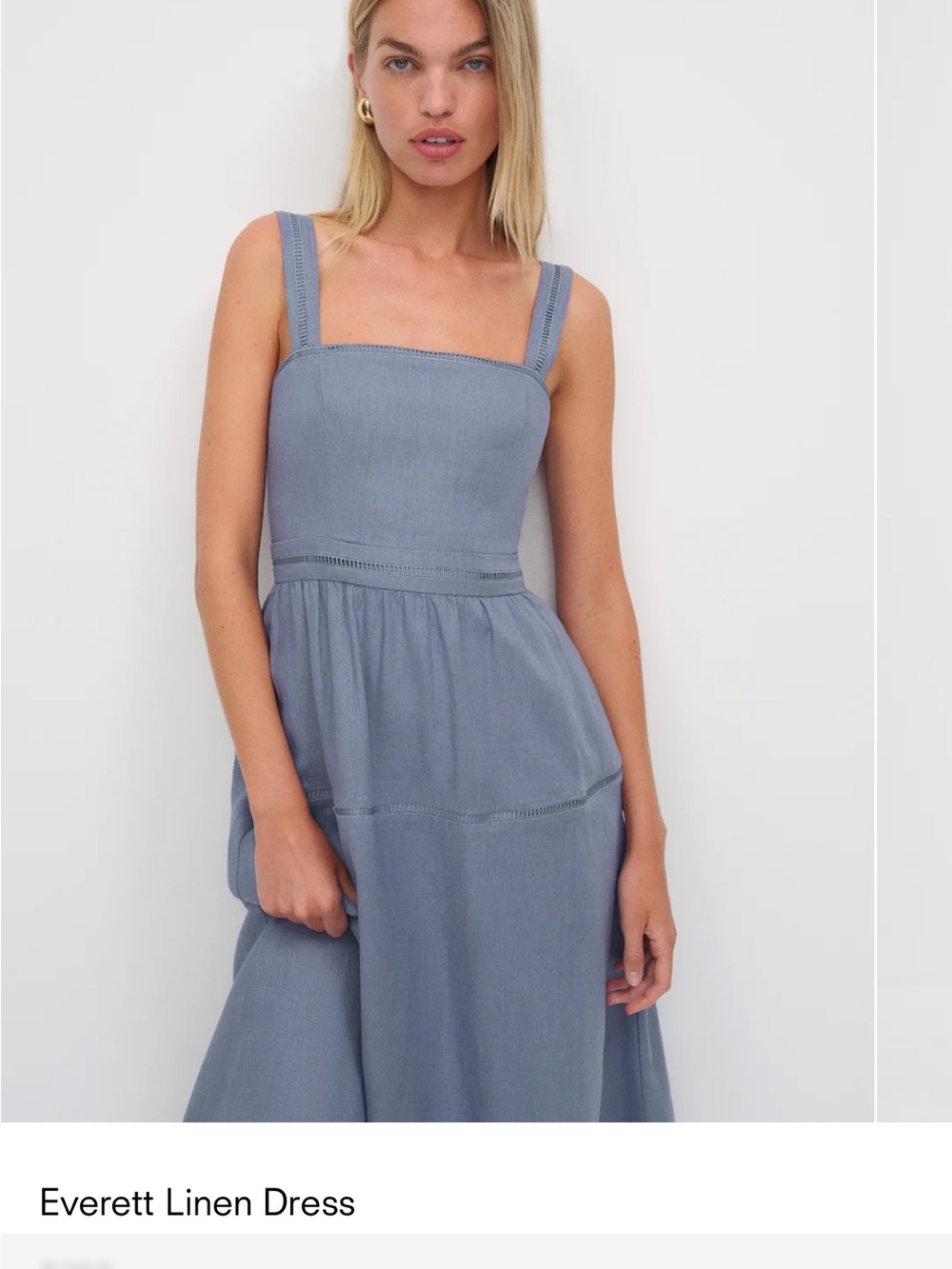 Reformation Everett linen dress